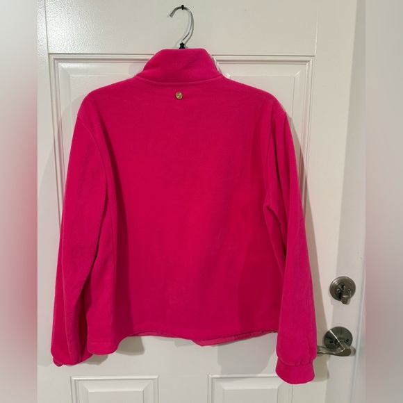 Lilly Pulitzer Pink Quarter-Zip Sweatshirt - Picture 6 of 10